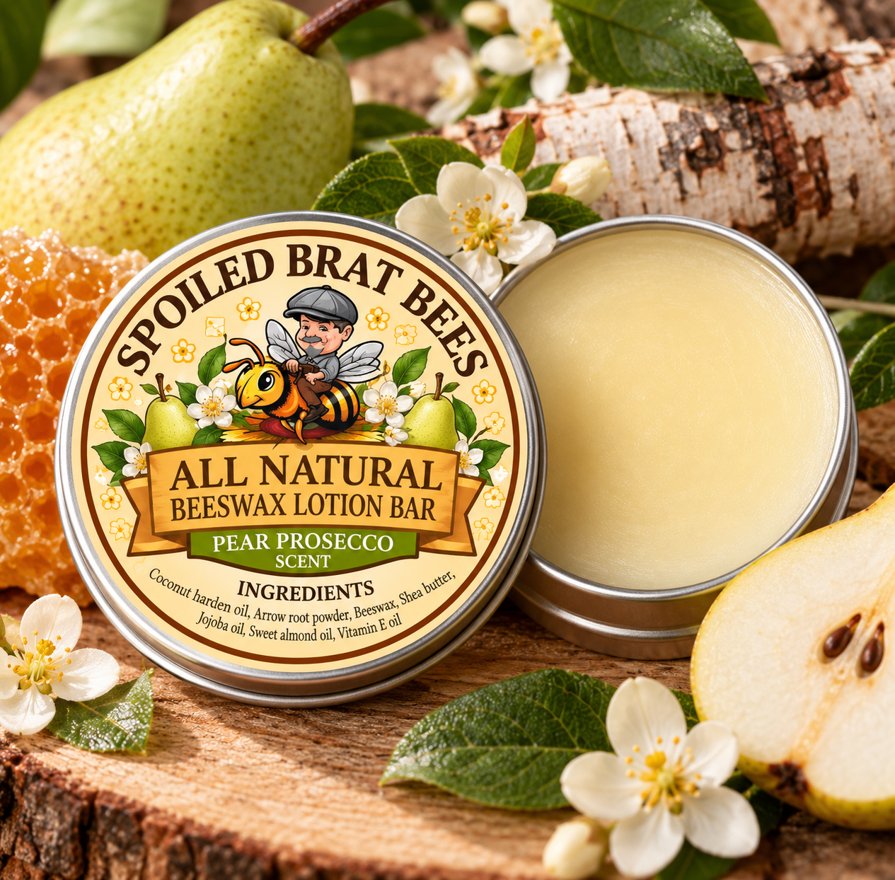 Beeswax Lotion Bar – Spoiled Brat Bees, Brownwood TX